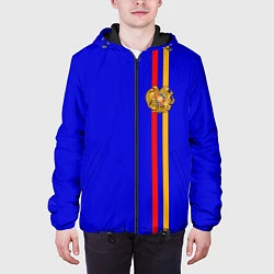 Куртка с капюшоном мужская Армения, цвет: 3D-черный — фото 2