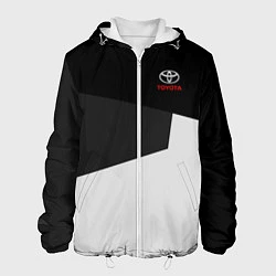Куртка с капюшоном мужская Toyota Sport, цвет: 3D-белый