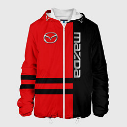 Куртка с капюшоном мужская Mazda R&B, цвет: 3D-белый
