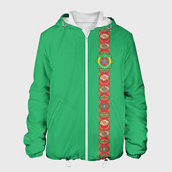 Мужская куртка Туркменистан, лента с гербом
