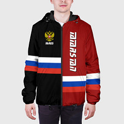 Куртка с капюшоном мужская Tatarstan, Russia, цвет: 3D-черный — фото 2