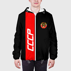 Куртка с капюшоном мужская СССР: Black Collection, цвет: 3D-белый — фото 2