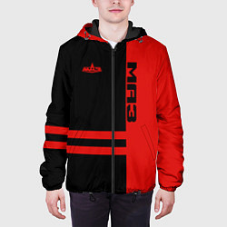 Куртка с капюшоном мужская МАЗ, цвет: 3D-черный — фото 2