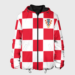 Куртка с капюшоном мужская Сборная Хорватии: Домашняя ЧМ-2018 цвета 3D-черный — фото 1