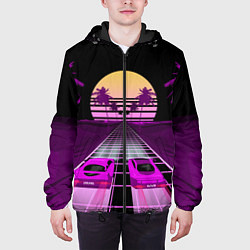 Куртка с капюшоном мужская Digital Race, цвет: 3D-черный — фото 2