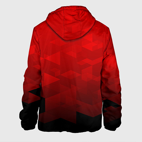 Мужская куртка FC Man UTD: Red Poly / 3D-Черный – фото 2