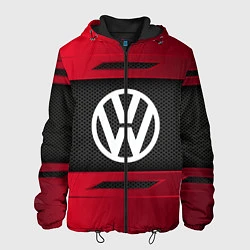 Куртка с капюшоном мужская Volkswagen Collection, цвет: 3D-черный