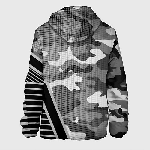 Мужская куртка Russia: Grey Camo / 3D-Черный – фото 2