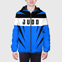 Куртка с капюшоном мужская Judo Fighter, цвет: 3D-черный — фото 2