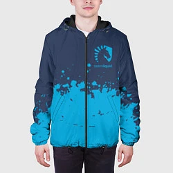 Куртка с капюшоном мужская Team Liquid: Color Style, цвет: 3D-черный — фото 2