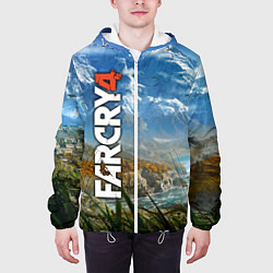 Куртка с капюшоном мужская Far Cry 4: Ice Mountains, цвет: 3D-белый — фото 2