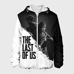 Куртка с капюшоном мужская The Last of Us: White & Black, цвет: 3D-белый