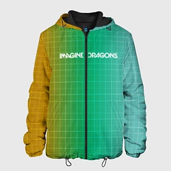 Куртка с капюшоном мужская Imagine Dragons: Evolve Grid, цвет: 3D-черный