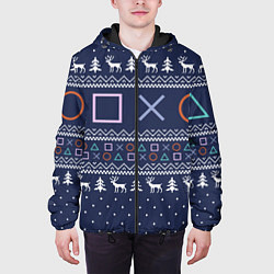 Куртка с капюшоном мужская Winter PS, цвет: 3D-черный — фото 2