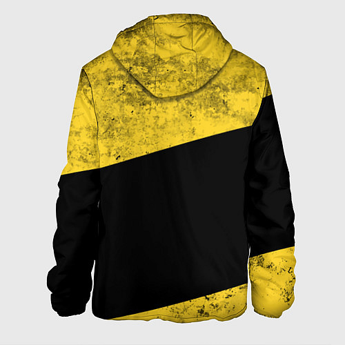 Мужская куртка PUBG: Yellow Grunge / 3D-Черный – фото 2