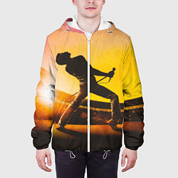 Куртка с капюшоном мужская Bohemian Rhapsody, цвет: 3D-белый — фото 2