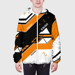 Куртка с капюшоном мужская CS:GO Asiimov Inverted, цвет: 3D-белый — фото 2