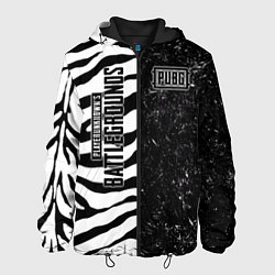 Куртка с капюшоном мужская PUBG: Zebras Lifestyle, цвет: 3D-черный