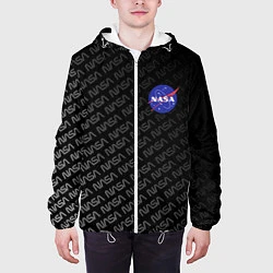 Куртка с капюшоном мужская NASA: Dark Space, цвет: 3D-белый — фото 2