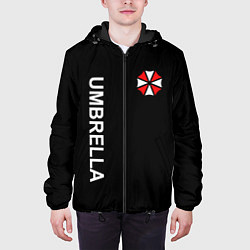 Куртка с капюшоном мужская UMBRELLA CORP, цвет: 3D-черный — фото 2