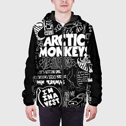 Куртка с капюшоном мужская Arctic Monkeys: I'm in a Vest, цвет: 3D-черный — фото 2