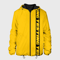 Куртка с капюшоном мужская ASAP Rocky: Yellow Testing, цвет: 3D-черный