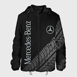 Куртка с капюшоном мужская Mercedes AMG: Street Style, цвет: 3D-черный