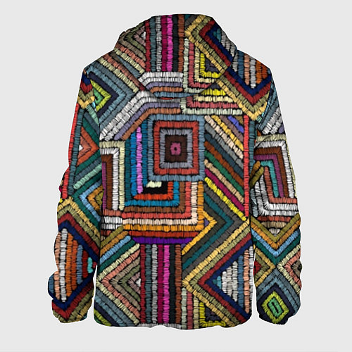 Мужская куртка Этнический ковровый орнамент / 3D-Черный – фото 2