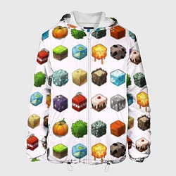 Мужская куртка Minecraft Cubes
