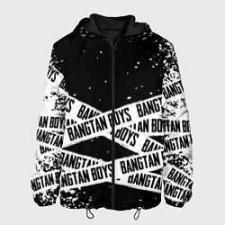 Куртка с капюшоном мужская BTS, цвет: 3D-черный