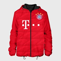 Куртка с капюшоном мужская FC Bayern: Home 19-20, цвет: 3D-черный