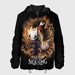 Куртка с капюшоном мужская Hollow Knight: Silksong, цвет: 3D-черный