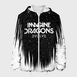 Куртка с капюшоном мужская IMAGINE DRAGONS, цвет: 3D-белый