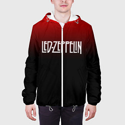 Куртка с капюшоном мужская Led Zeppelin, цвет: 3D-белый — фото 2