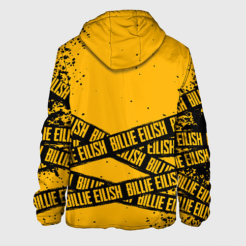 Мужская куртка BILLIE EILISH: Yellow Tape / 3D-Черный – фото 2