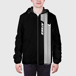 Куртка с капюшоном мужская ATEEZ, цвет: 3D-черный — фото 2