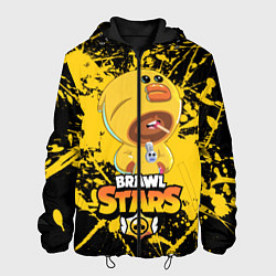 Куртка с капюшоном мужская BRAWL STARS SALLY LEON, цвет: 3D-черный
