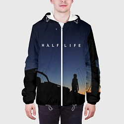 Куртка с капюшоном мужская HALF-LIFE, цвет: 3D-белый — фото 2