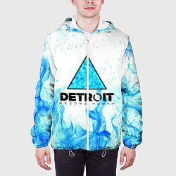 Куртка с капюшоном мужская DETROIT BECOME HUMAN, цвет: 3D-белый — фото 2
