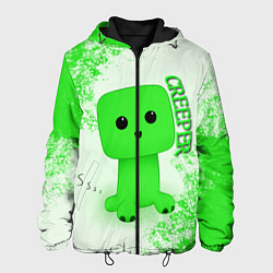 Куртка с капюшоном мужская MINECRAFT CREEPER, цвет: 3D-черный