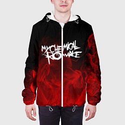 Куртка с капюшоном мужская My Chemical Romance, цвет: 3D-белый — фото 2