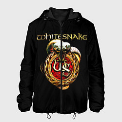 Куртка с капюшоном мужская Whitesnake, цвет: 3D-черный
