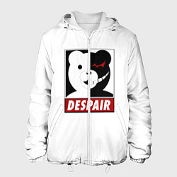 Куртка с капюшоном мужская Monokuma, цвет: 3D-белый