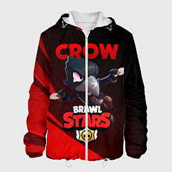 Куртка с капюшоном мужская BRAWL STARS CROW, цвет: 3D-белый