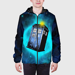 Куртка с капюшоном мужская Doctor Who, цвет: 3D-черный — фото 2