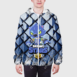Куртка с капюшоном мужская BRAWL STARS LEON ОБОРОТЕНЬ, цвет: 3D-белый — фото 2