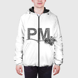 Куртка с капюшоном мужская Payton Moormeier, цвет: 3D-черный — фото 2