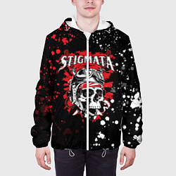 Куртка с капюшоном мужская Stigmata, цвет: 3D-белый — фото 2