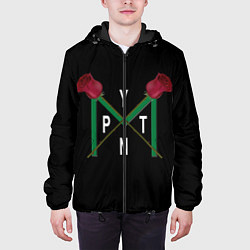 Куртка с капюшоном мужская Пайтон Мурмайер, цвет: 3D-черный — фото 2