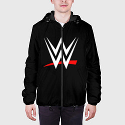 Куртка с капюшоном мужская WWE, цвет: 3D-черный — фото 2